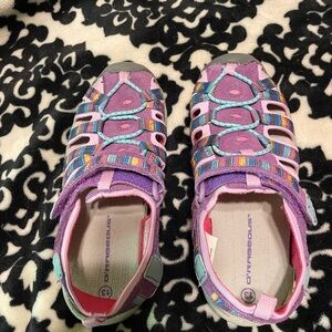 Girls' Purple and Pink Stride Rite Sandals